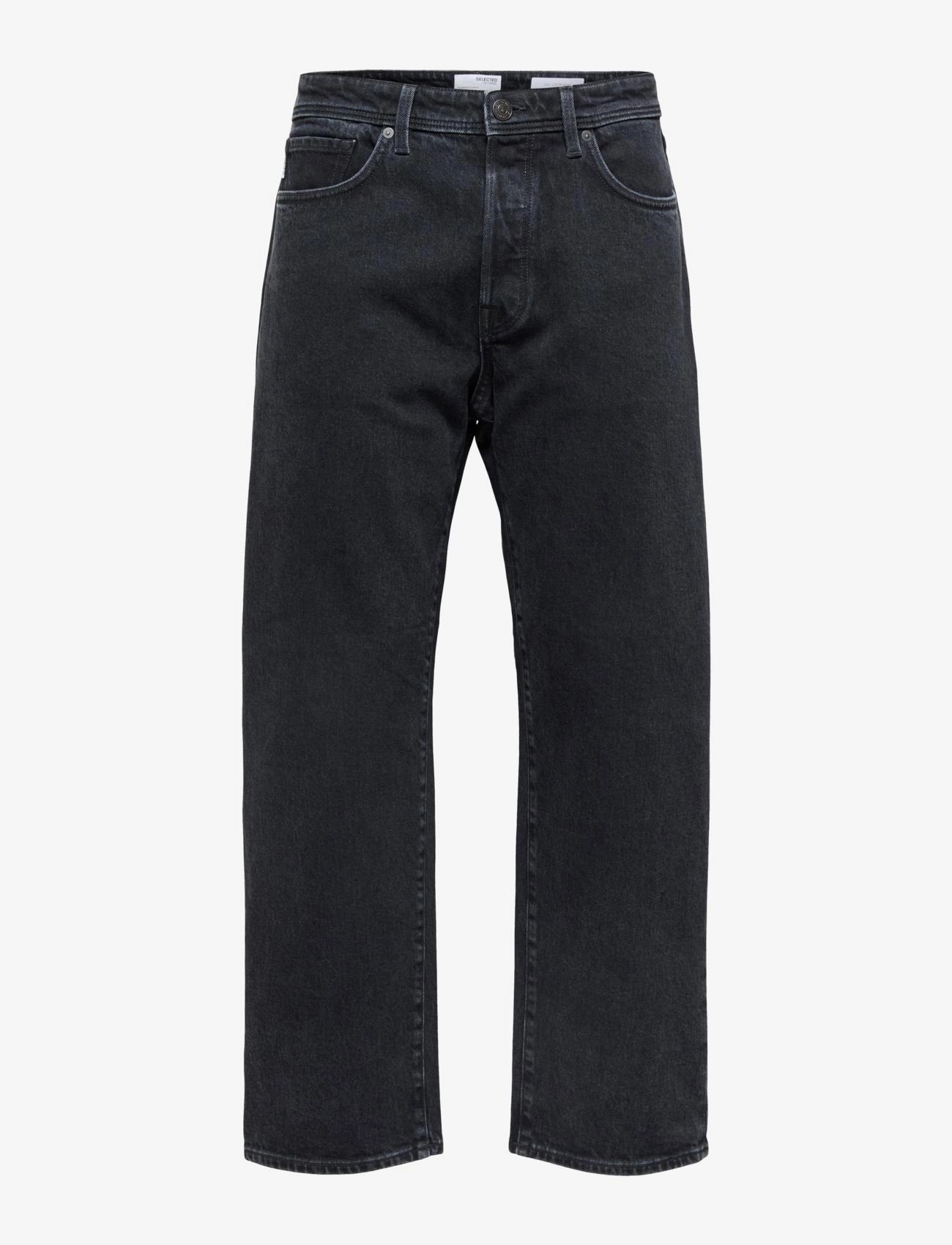 Selected - SLHLOOSE-KOBE 24301 BLACK JEANS W - black denim - 2