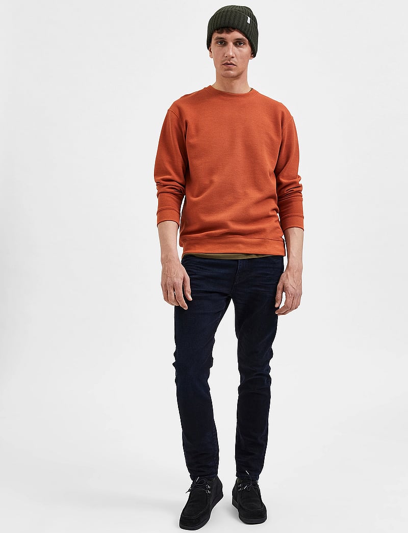 Selected - SLH175-SLIM LEON 24601 BB SOFTJNS NOOS - slim fit -farkut - blue black denim - 5