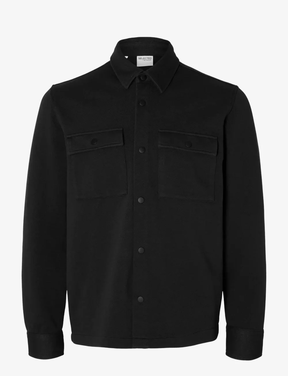 Selected - SLHJACKIE SWEAT JACKET NOOS - kollektioner - black - 1