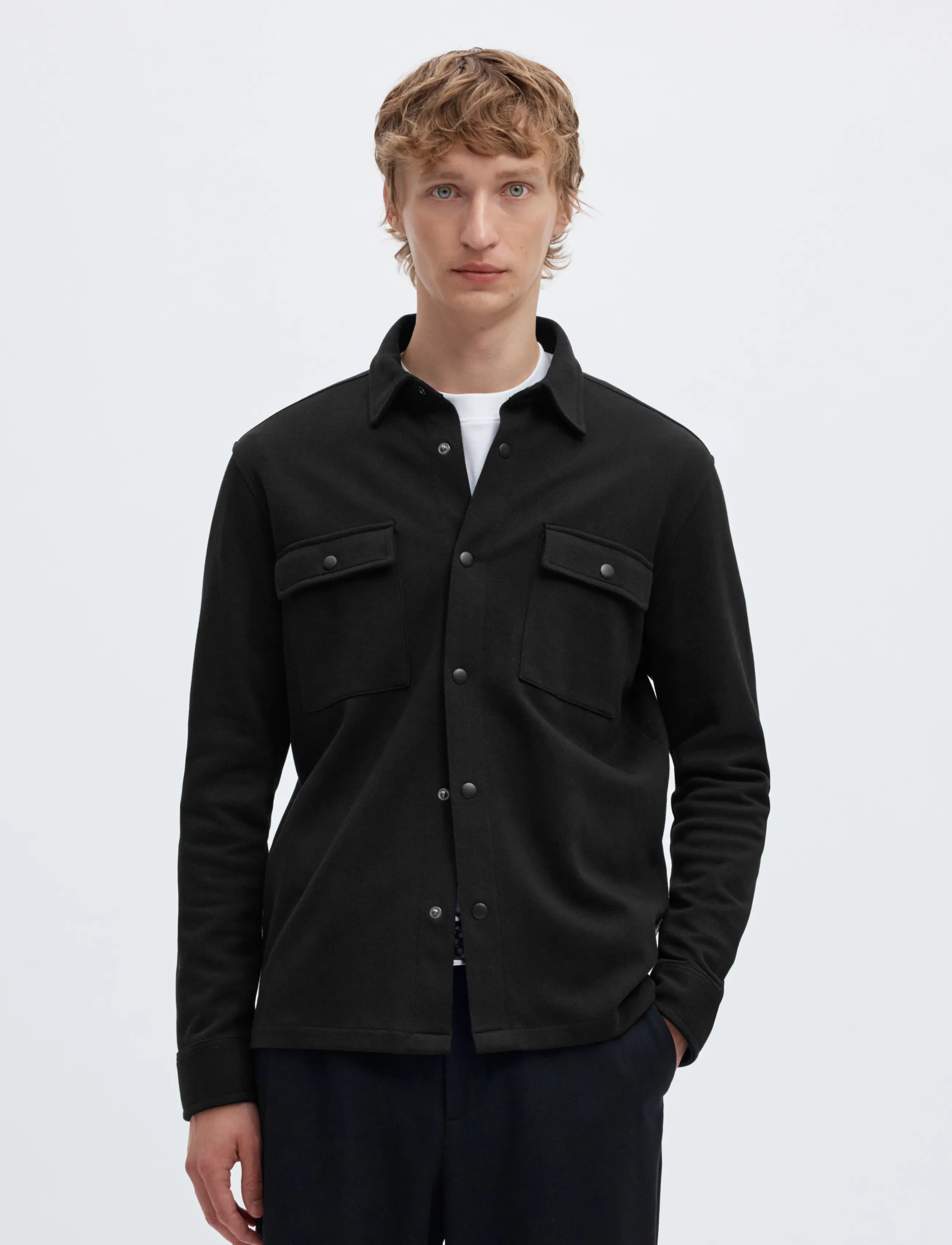 Selected SLMJACKIE SWEAT JACKET NOOS - Jakker - BLACK / black