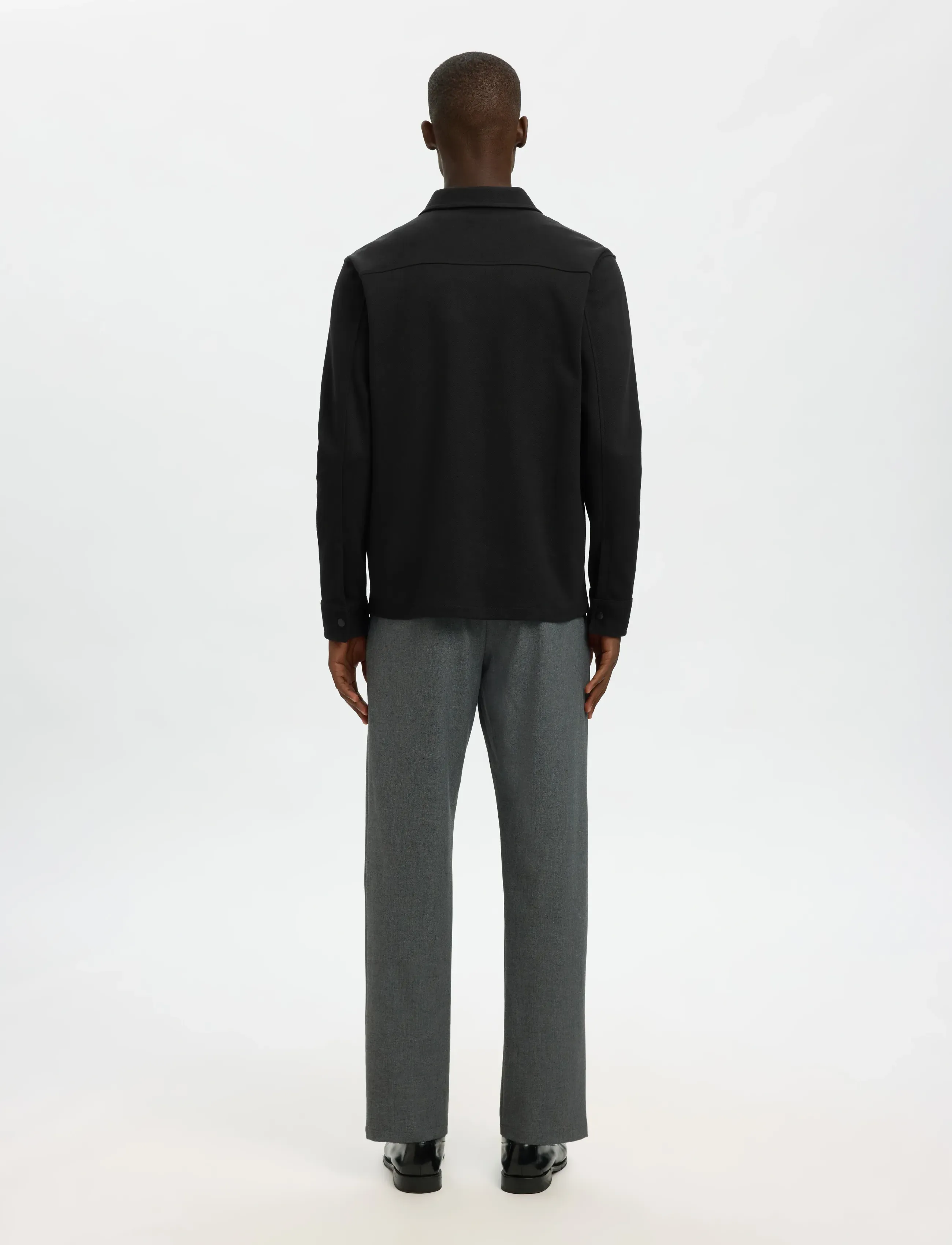 Selected - SLMJACKIE SWEAT JACKET NOOS - forårsjakker - black - 2