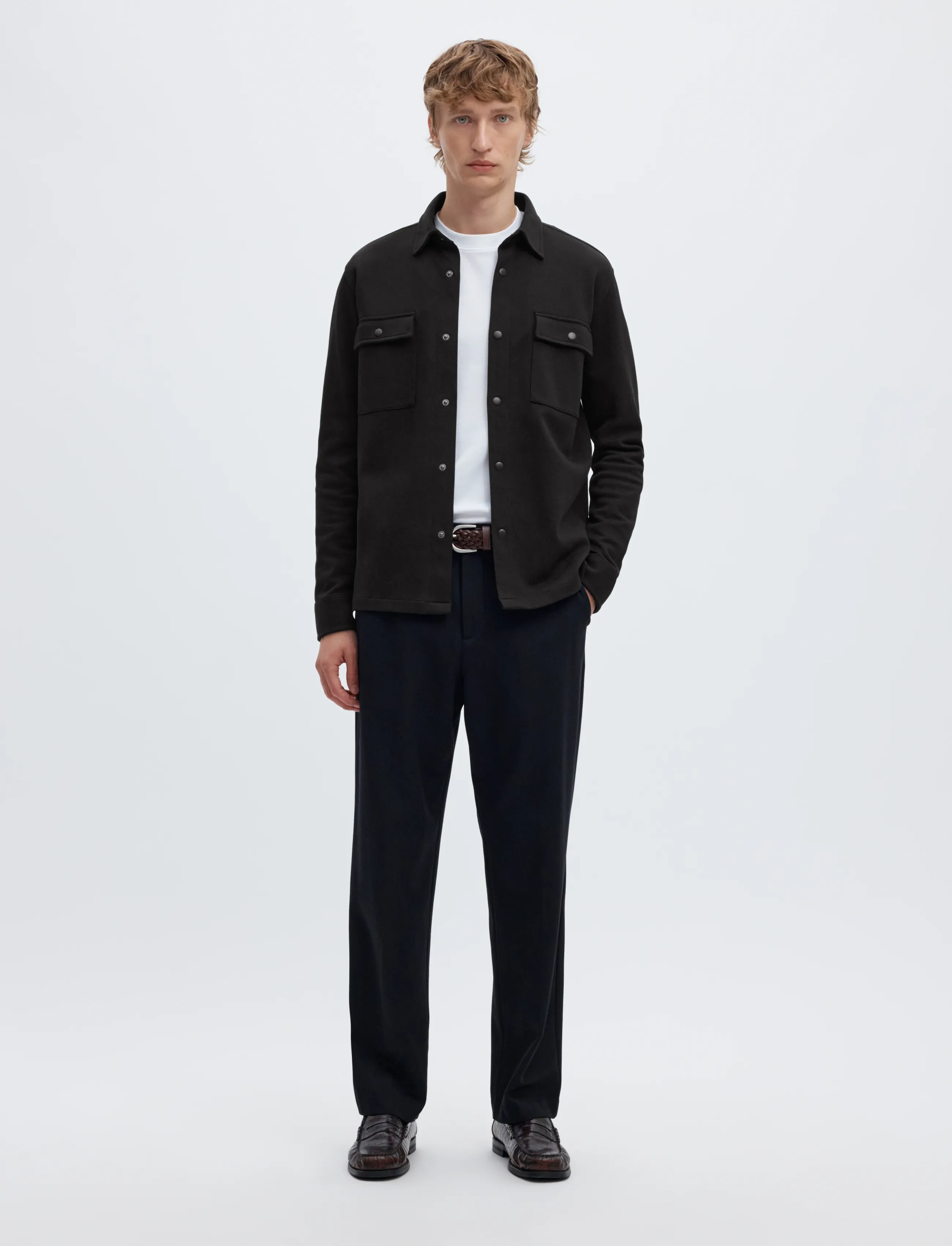 Selected - SLMJACKIE SWEAT JACKET NOOS - forårsjakker - black - 3