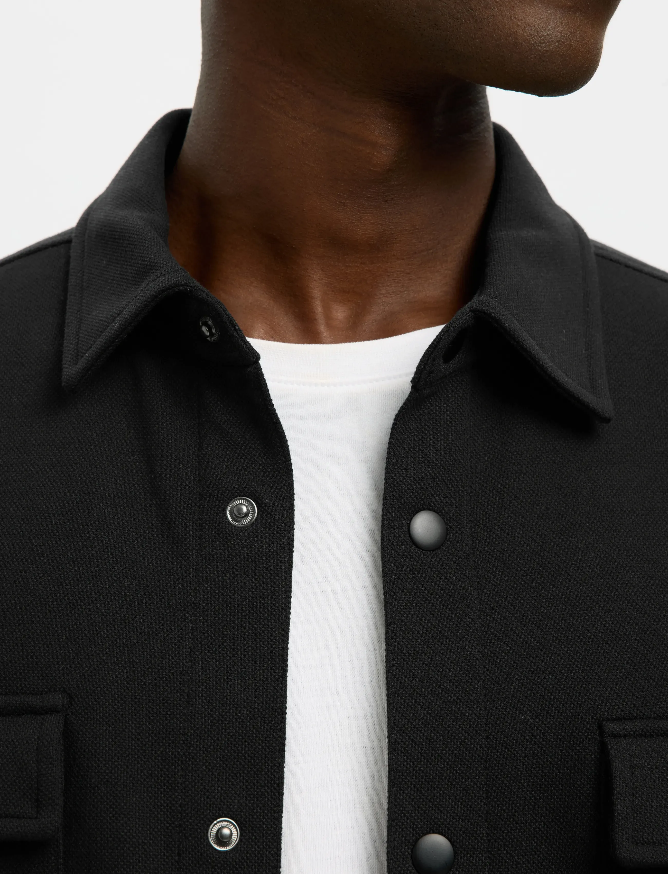 Selected - SLMJACKIE SWEAT JACKET NOOS - forårsjakker - black - 5