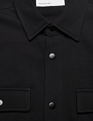 Selected Homme - SLHJACKIE SWEAT JACKET NOOS - overshirts - black - 2