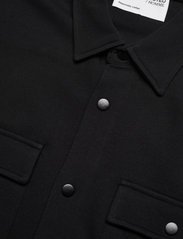 Selected Homme - SLHJACKIE SWEAT JACKET NOOS - overshirts - black - 3