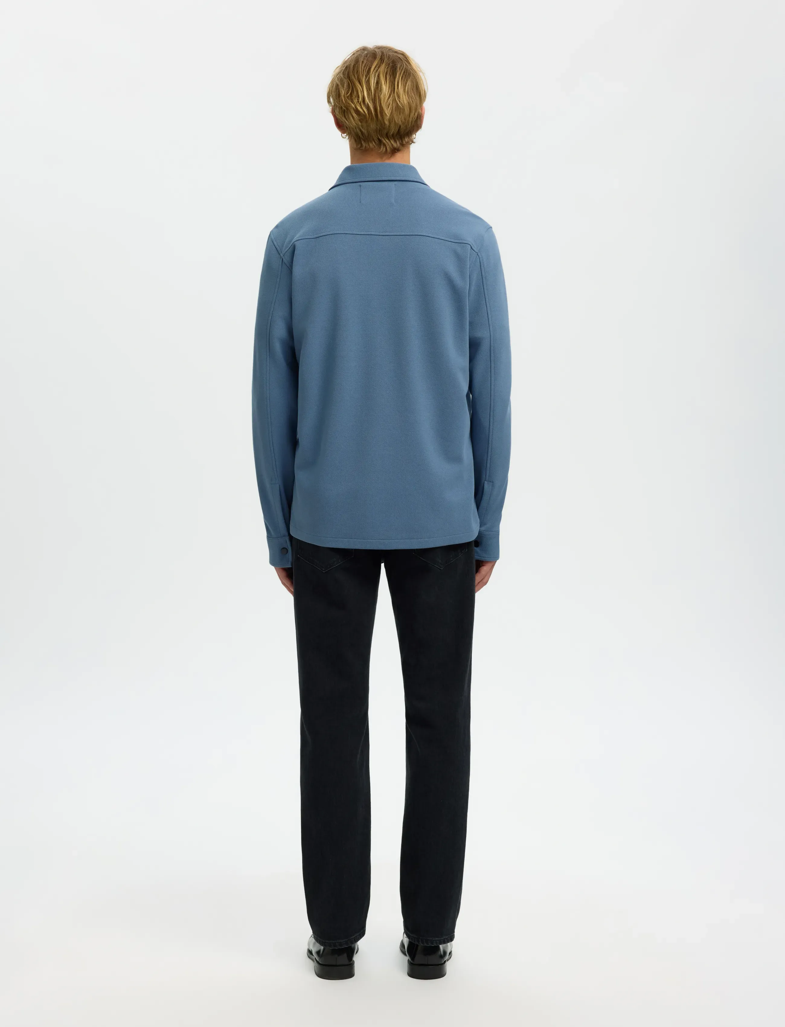 Selected - SLMJACKIE SWEAT JACKET NOOS - forårsjakker - blue mirage - 2