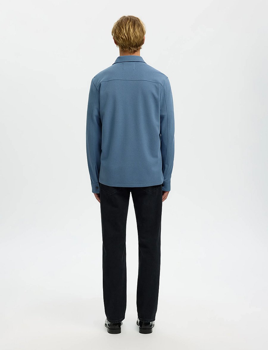 Selected - SLMJACKIE SWEAT JACKET NOOS - frühlingsjacken - blue mirage - 2