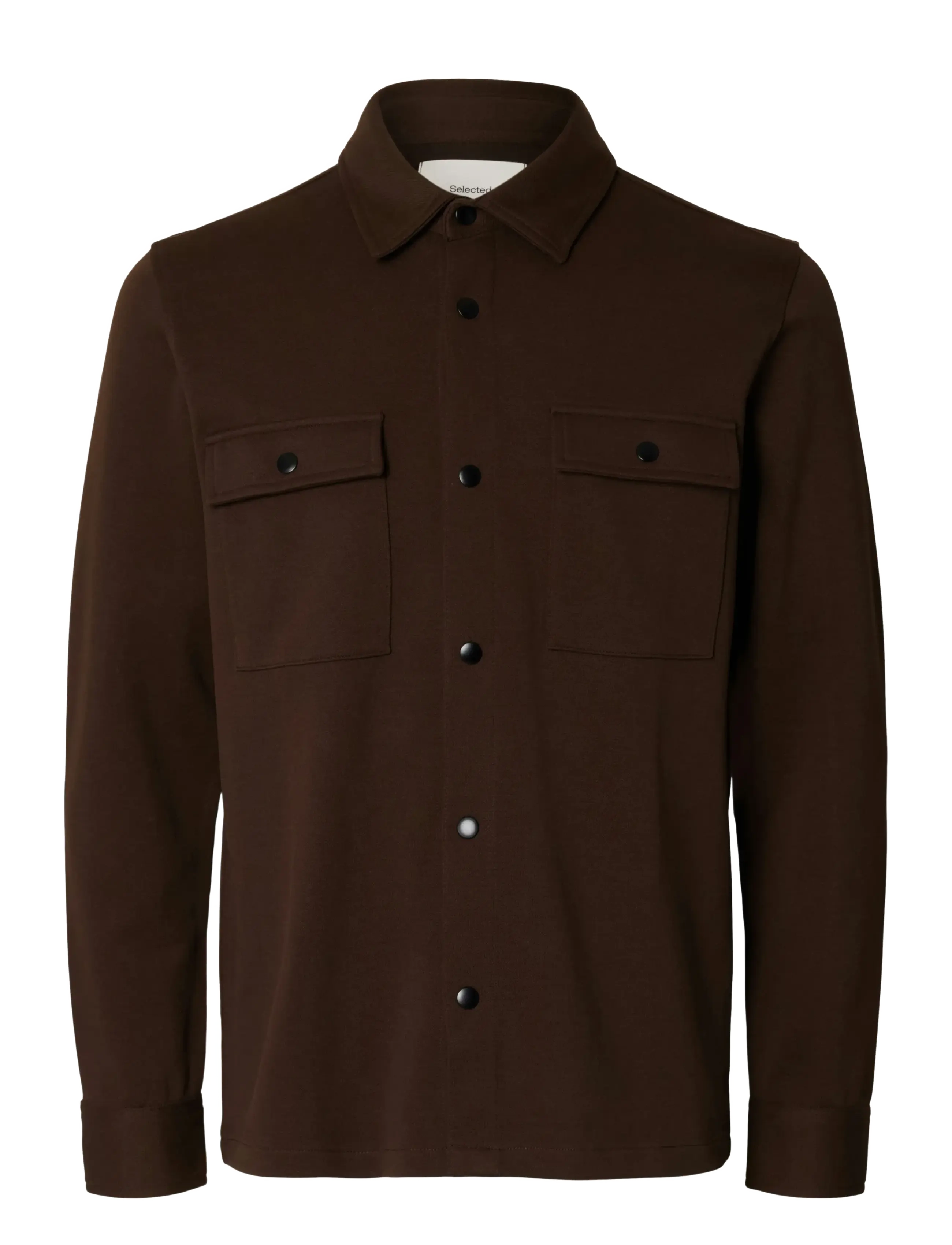 Selected SLMJACKIE SWEAT JACKET NOOS - Klær - DEMITASSE / brown