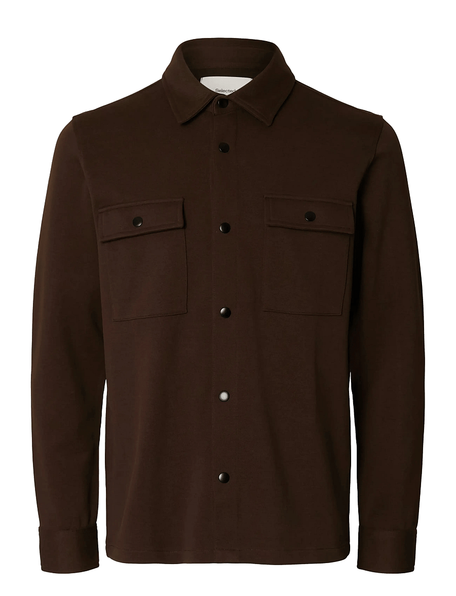 Selected - SLMJACKIE SWEAT JACKET NOOS - frühlingsjacken - demitasse - 1