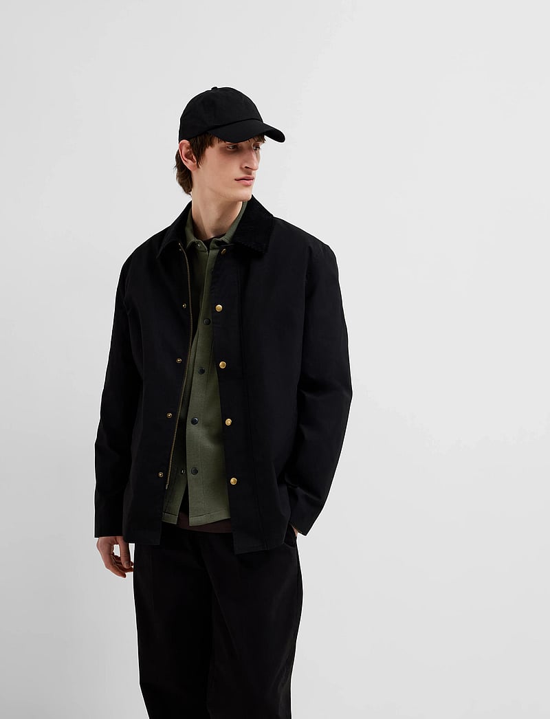 Selected - SLHJACKIE SWEAT JACKET NOOS - frühlingsjacken - forest night - 3