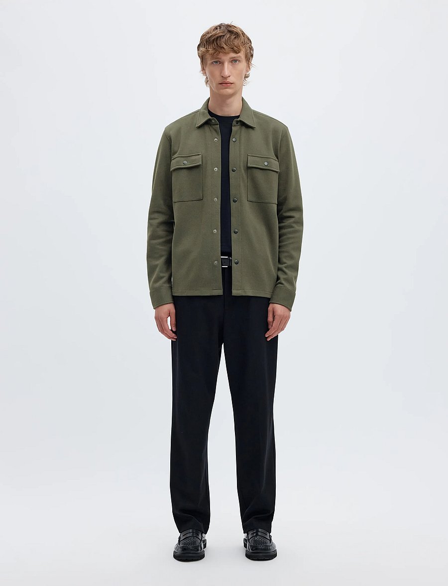 Selected - SLMJACKIE SWEAT JACKET NOOS - efterårsjakker - forest night - 3