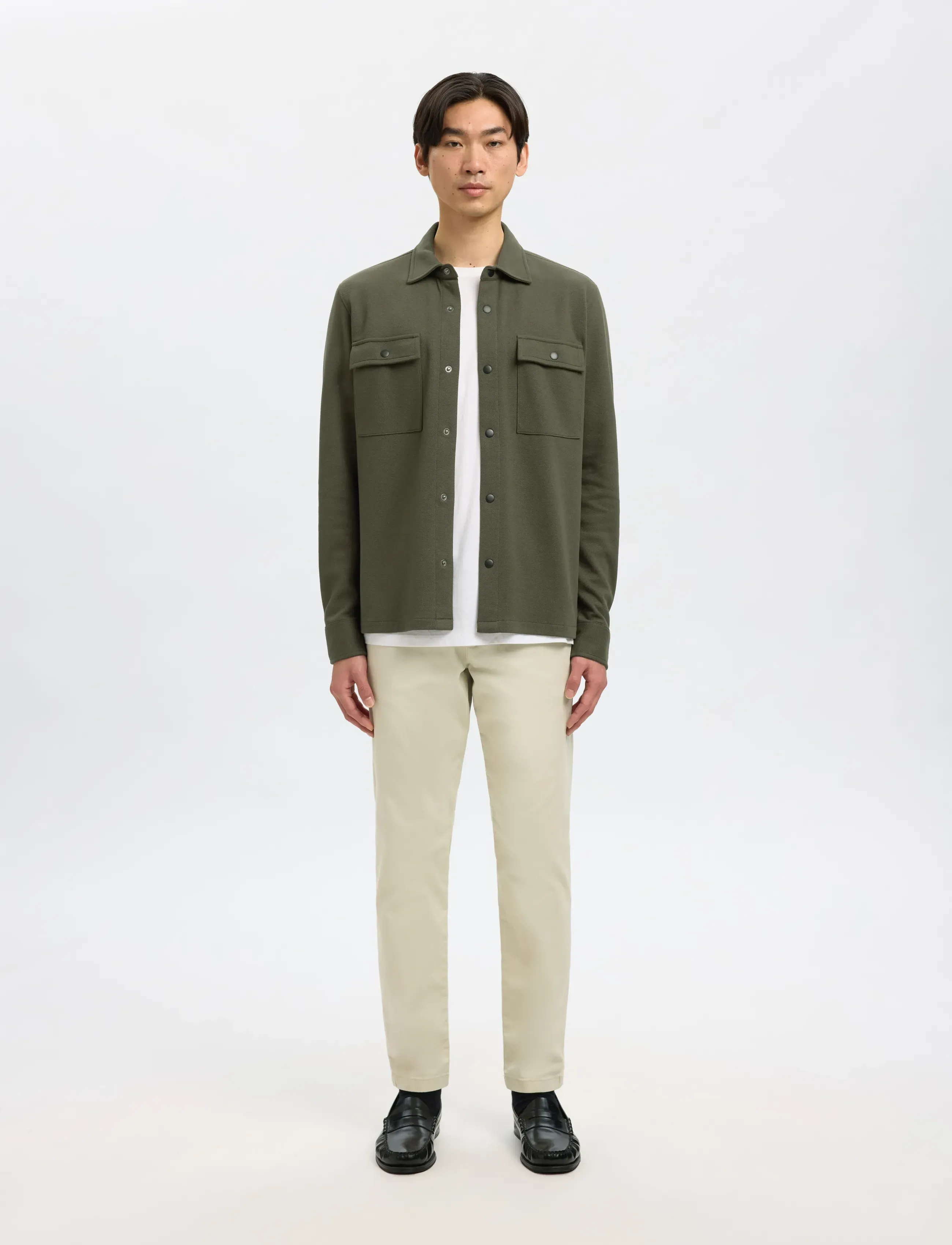Selected - SLMJACKIE SWEAT JACKET NOOS - forårsjakker - forest night - 3