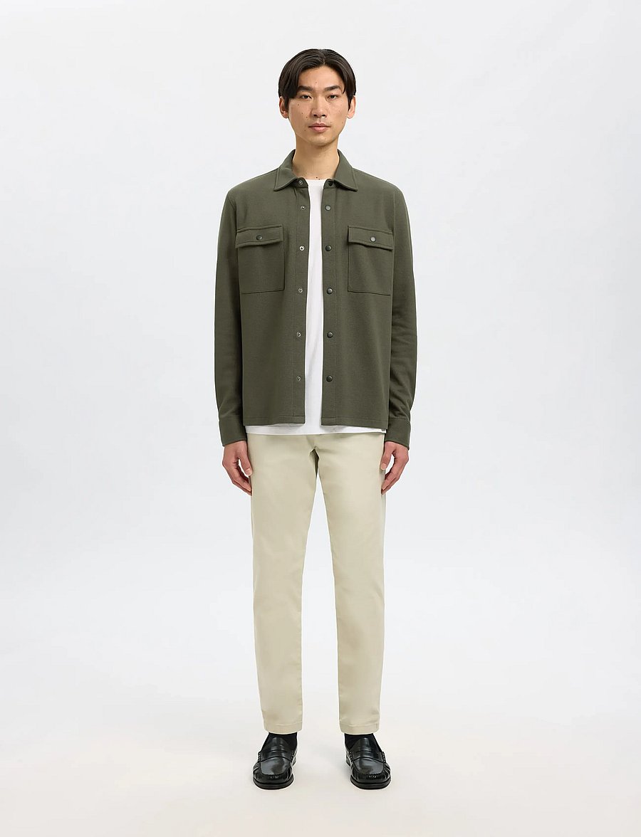Selected - SLMJACKIE SWEAT JACKET NOOS - frühlingsjacken - forest night - 3