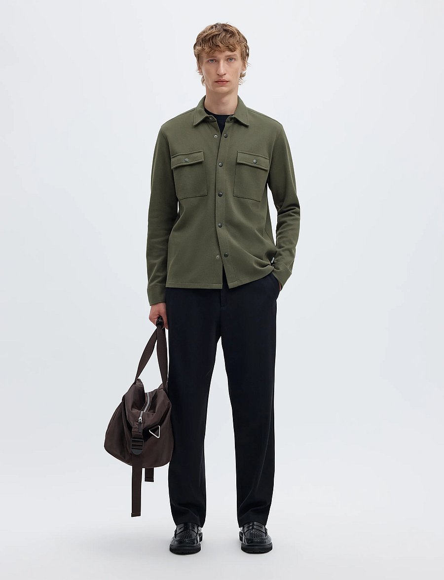 Selected - SLMJACKIE SWEAT JACKET NOOS - efterårsjakker - forest night - 5