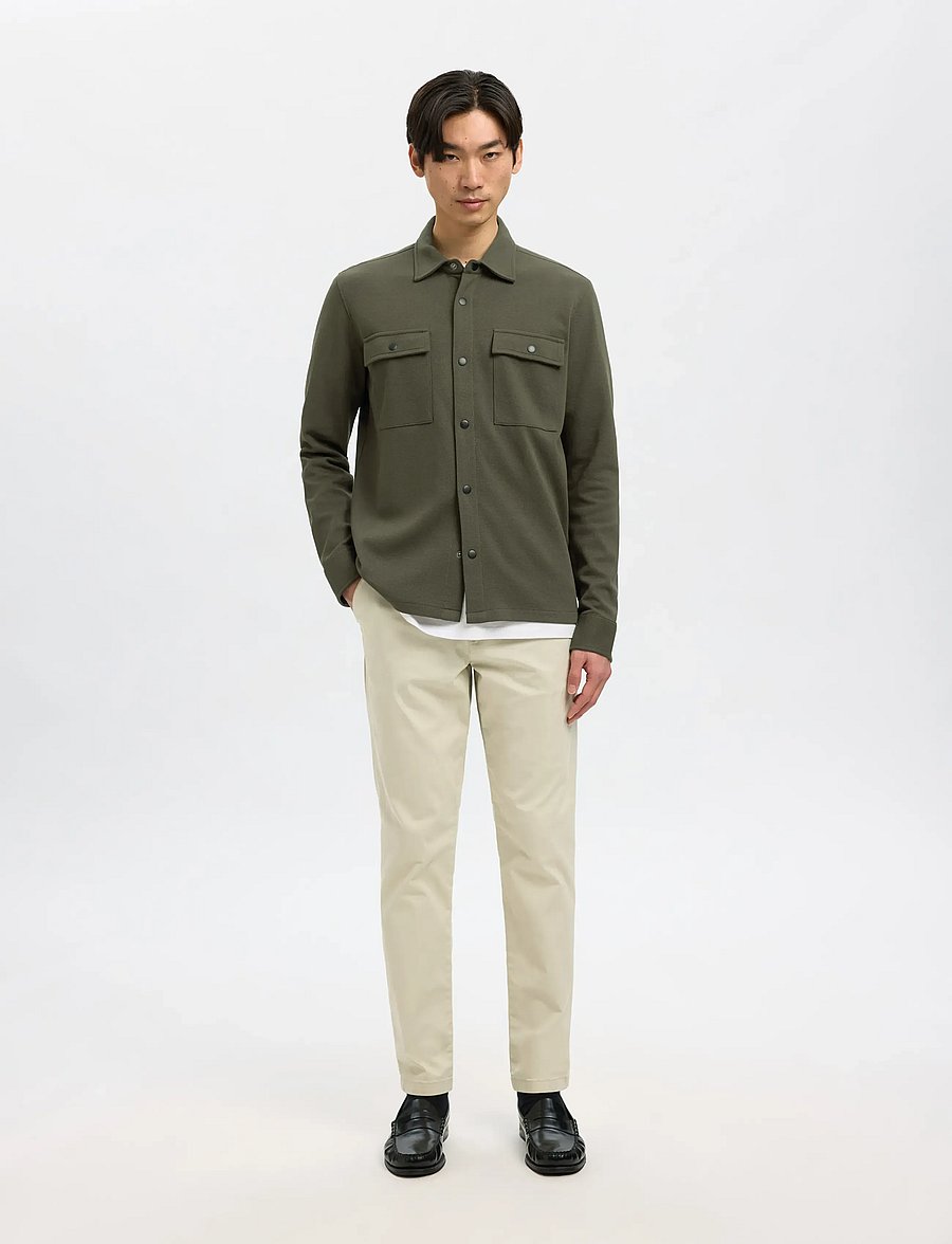 Selected - SLMJACKIE SWEAT JACKET NOOS - frühlingsjacken - forest night - 5