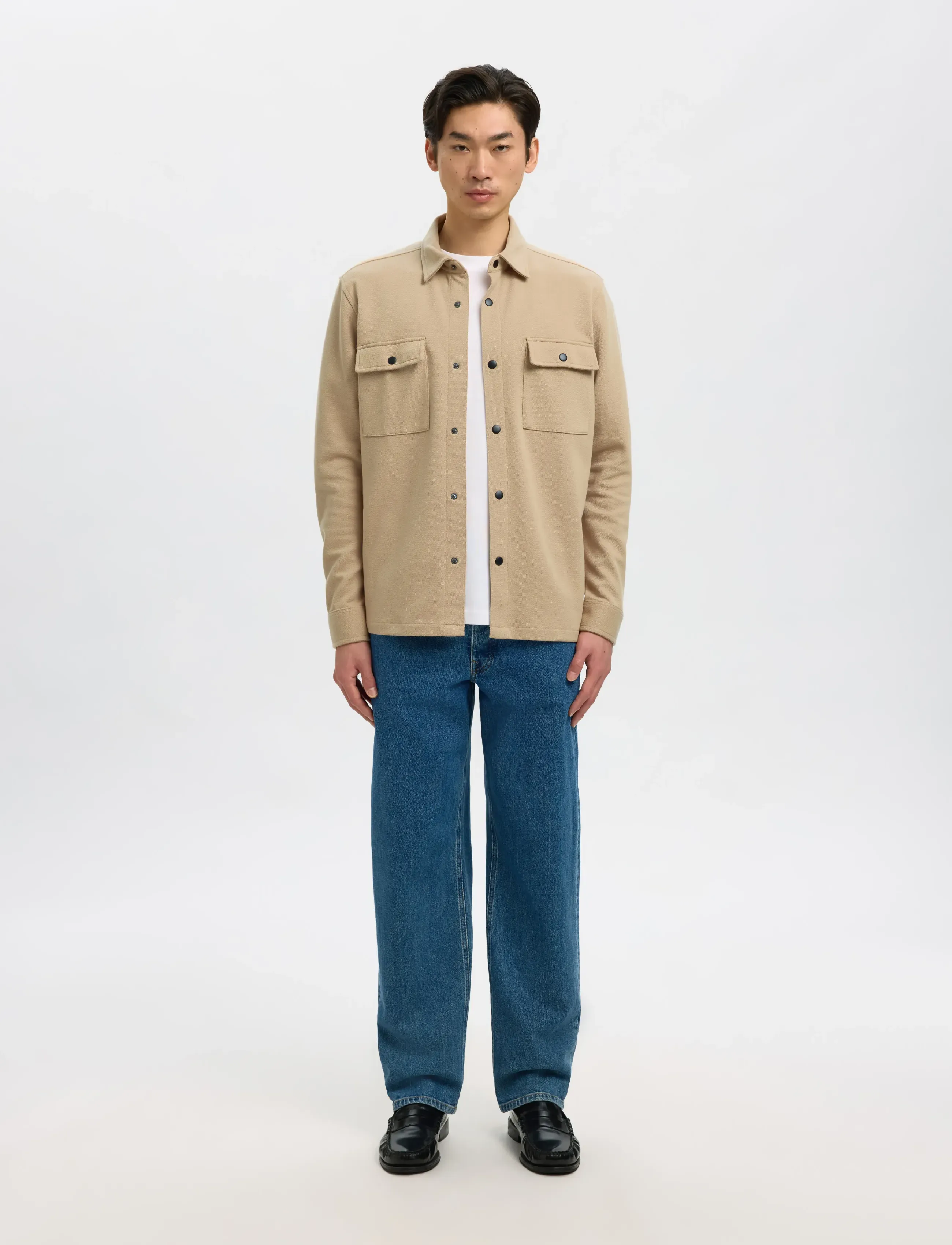 Selected SLMJACKIE SWEAT JACKET NOOS - Jacken - INCENSE / beige
