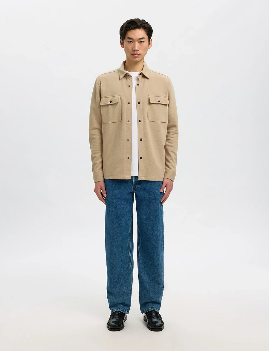 Selected - SLMJACKIE SWEAT JACKET NOOS - frühlingsjacken - incense - 0