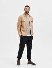 Selected Homme - SLHJACKIE SWEAT JACKET NOOS - män - incense - 6