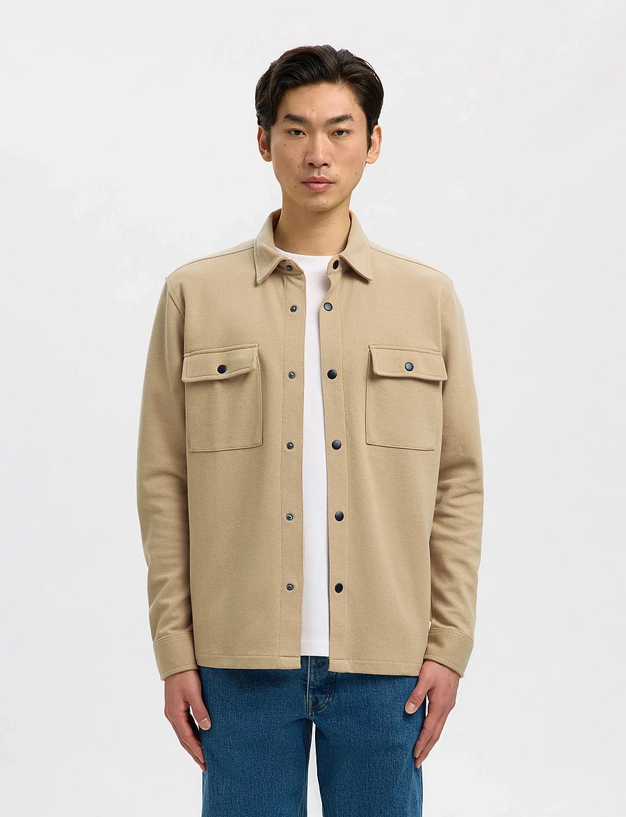 Selected - SLMJACKIE SWEAT JACKET NOOS - frühlingsjacken - incense - 5