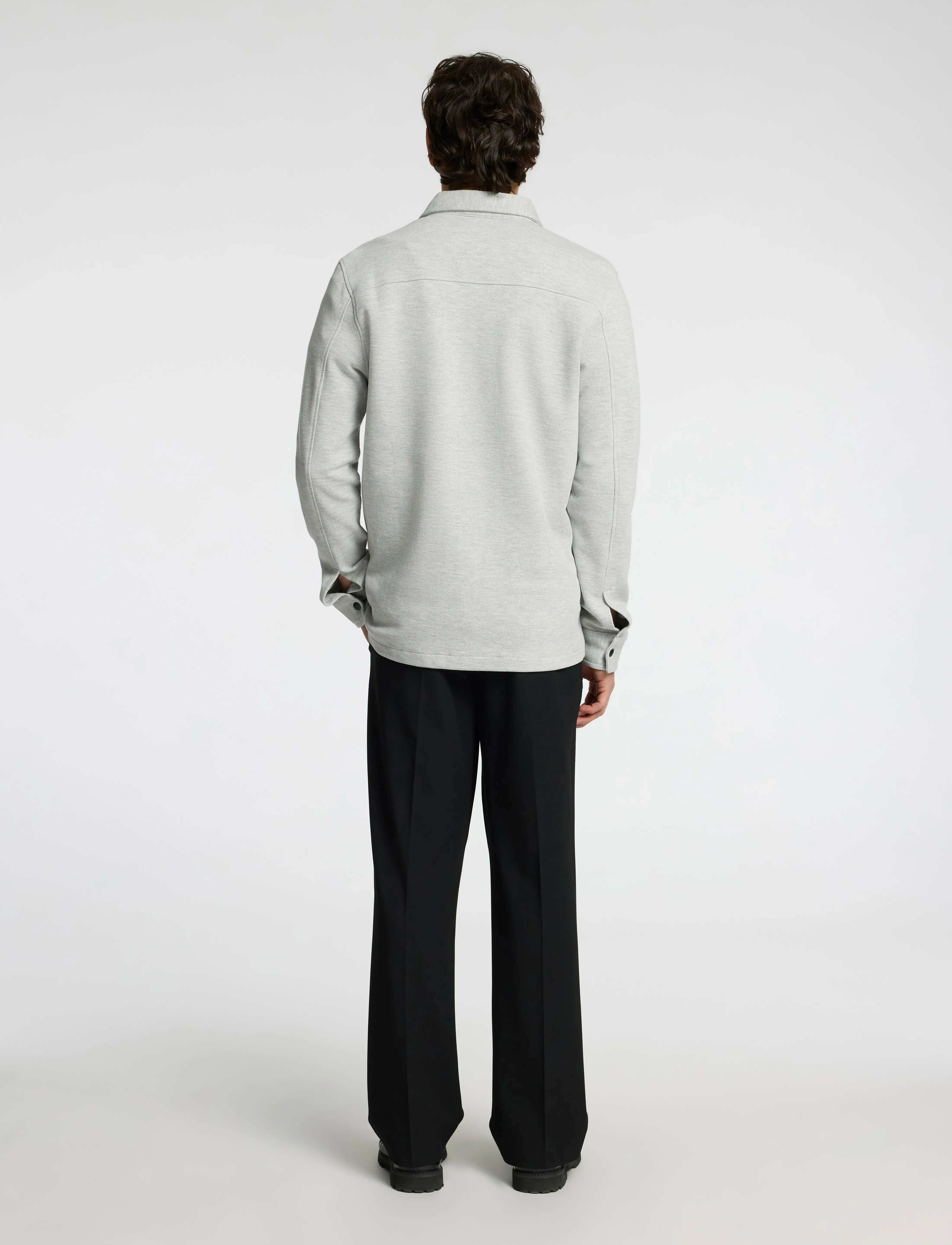 Selected - SLMJACKIE SWEAT JACKET NOOS - forårsjakker - light grey melange - 2