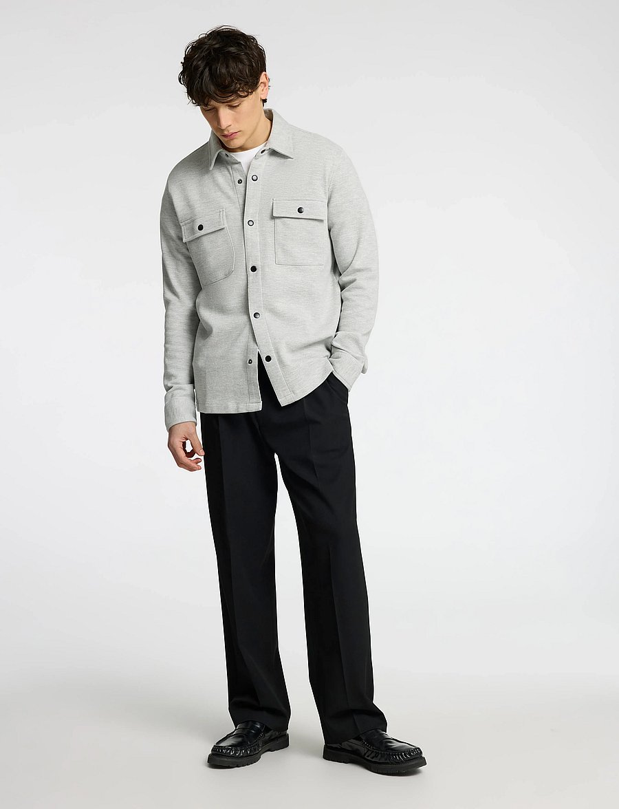 Selected - SLMJACKIE SWEAT JACKET NOOS - frühlingsjacken - light grey melange - 5