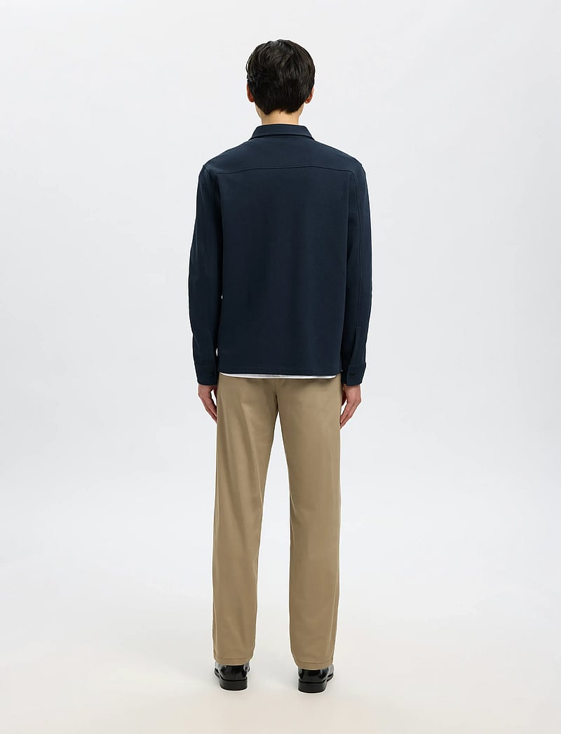 Selected - SLHJACKIE SWEAT JACKET NOOS - höstjackor - navy blazer - 2