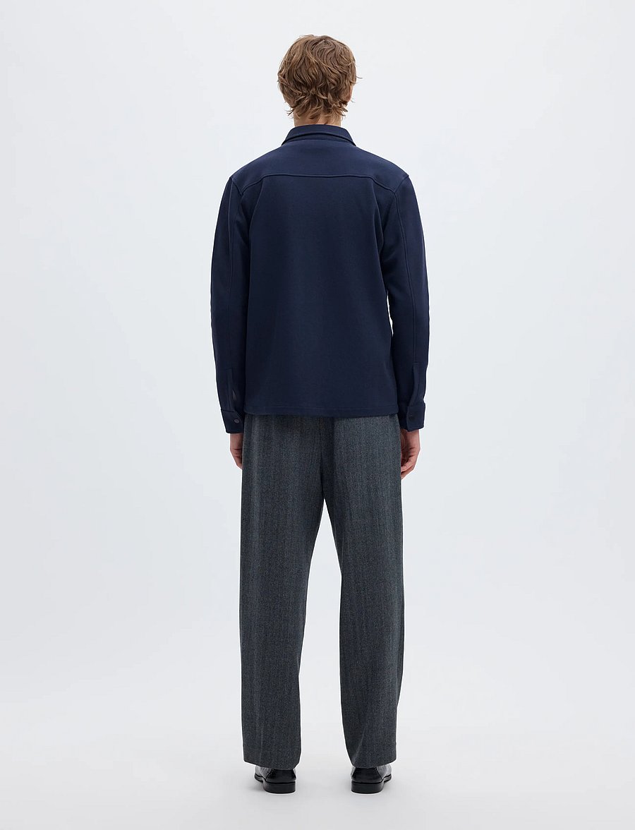 Selected - SLMJACKIE SWEAT JACKET NOOS - herbstjacken - navy blazer - 2