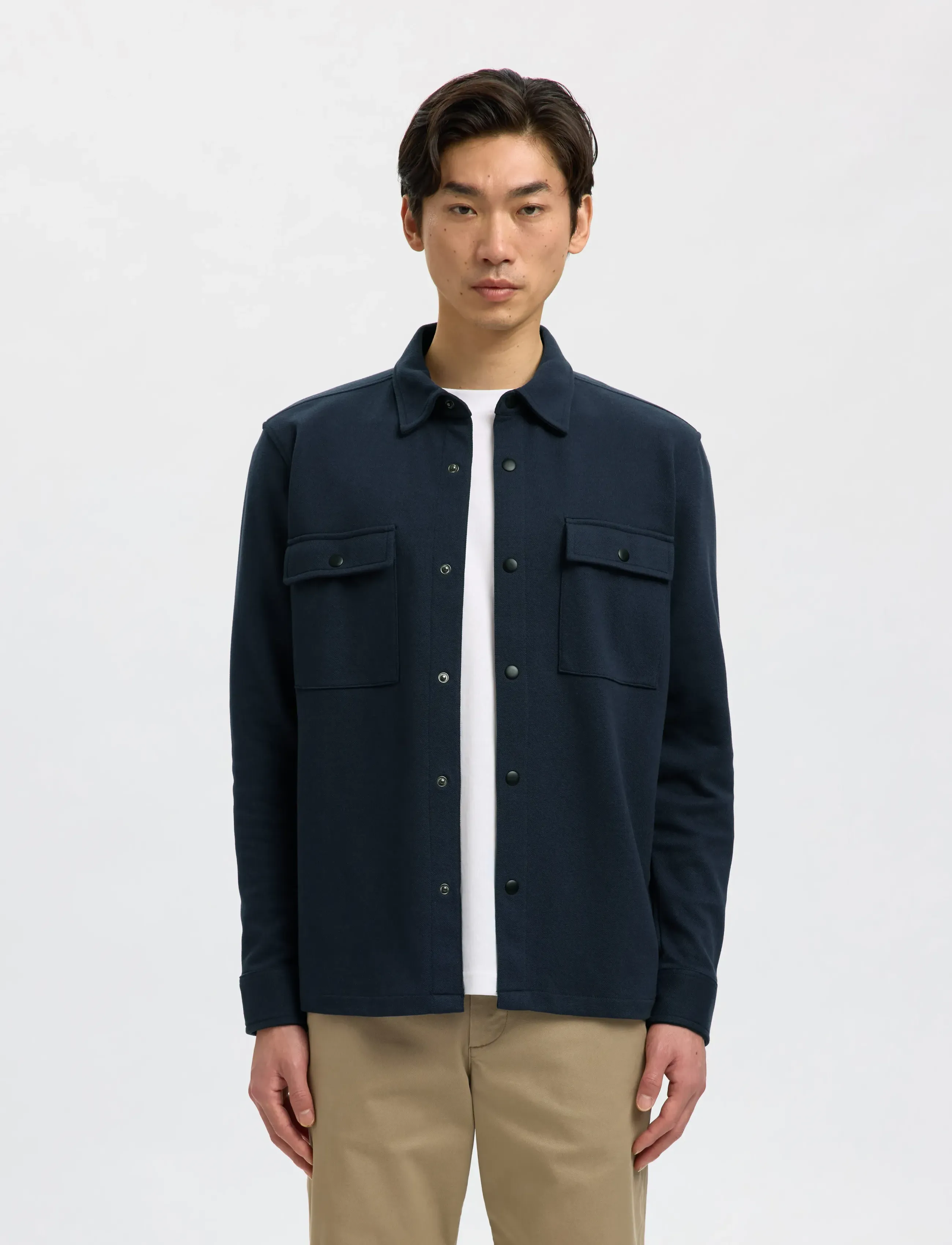 Selected - SLMJACKIE SWEAT JACKET NOOS - vestes de printemps - navy blazer - 3