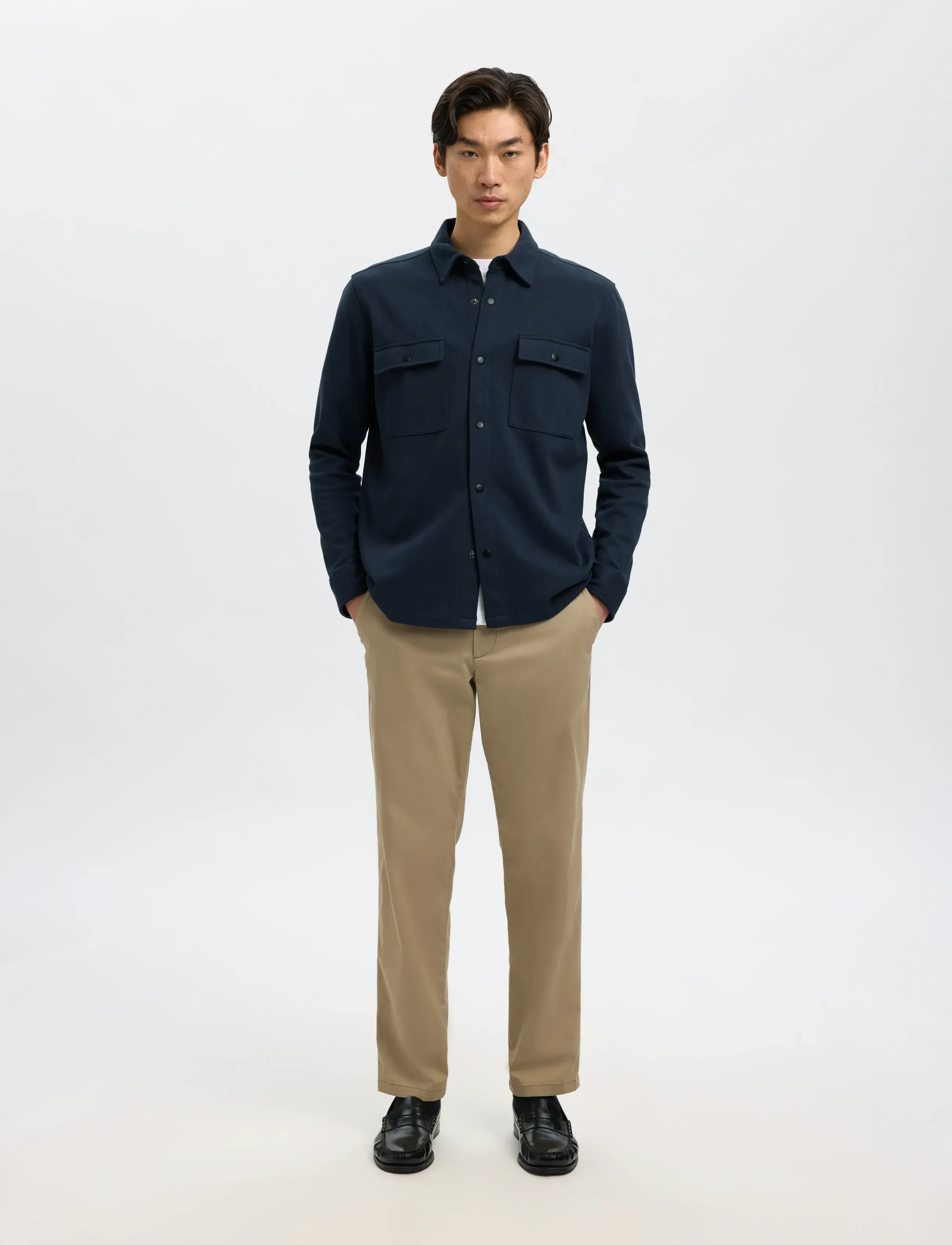 Selected - SLMJACKIE SWEAT JACKET NOOS - vestes de printemps - navy blazer - 4