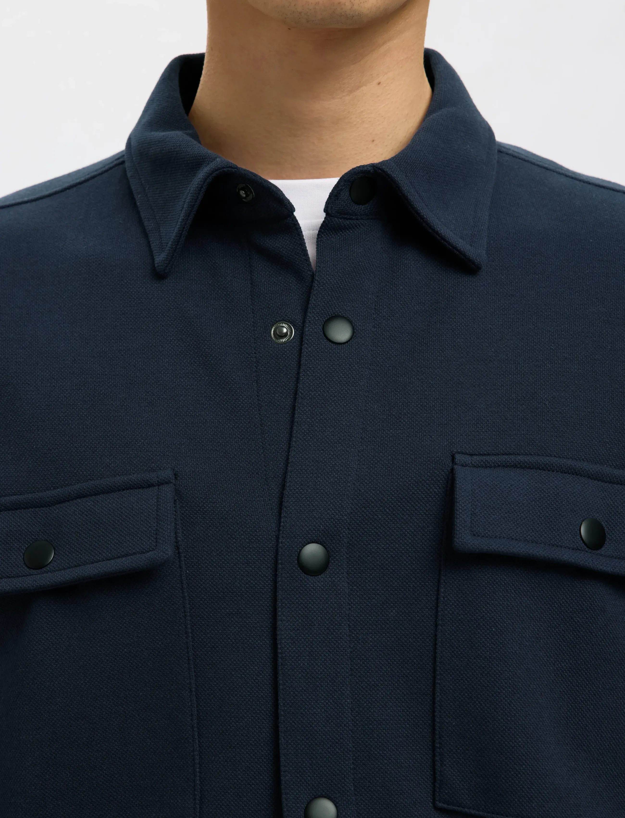 Selected - SLMJACKIE SWEAT JACKET NOOS - vestes de printemps - navy blazer - 5