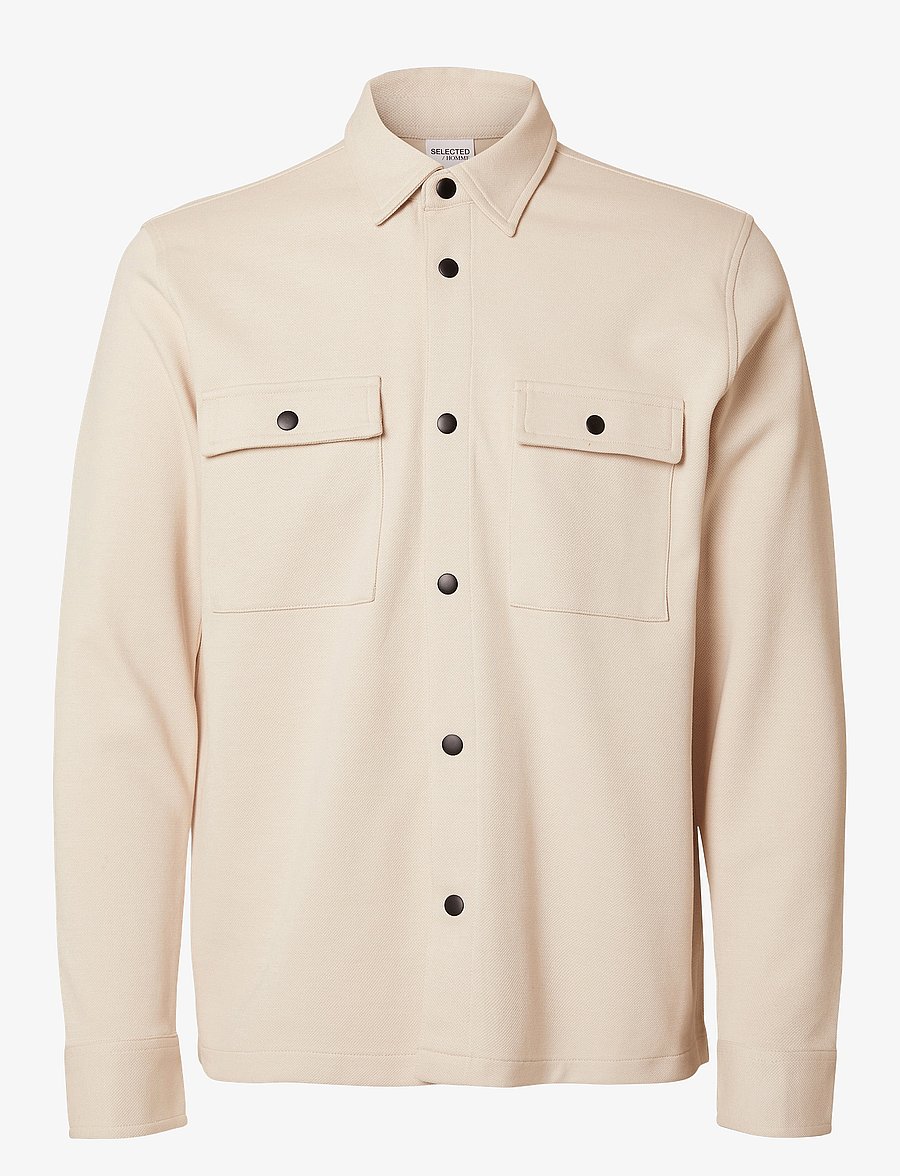 Selected - SLMJACKIE SWEAT JACKET NOOS - frühlingsjacken - oatmeal - 1