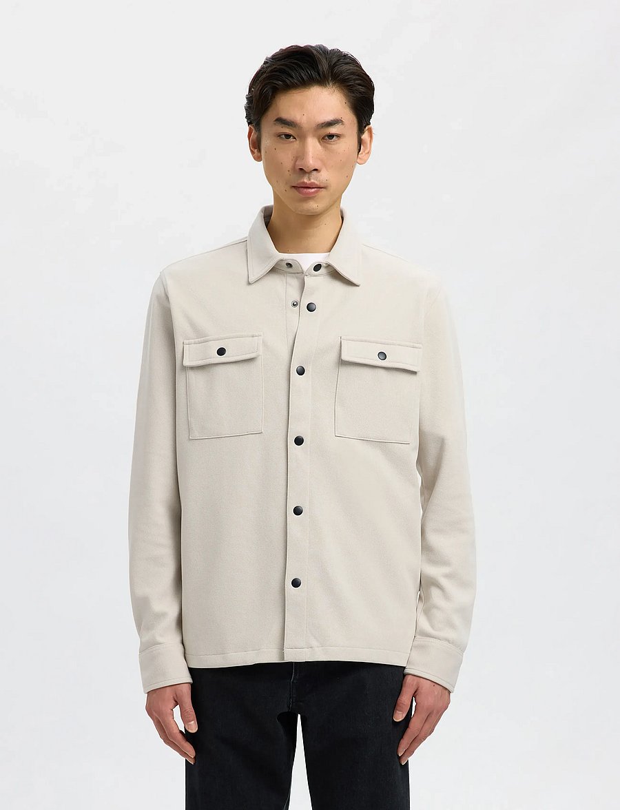 Selected - SLMJACKIE SWEAT JACKET NOOS - frühlingsjacken - oatmeal - 0