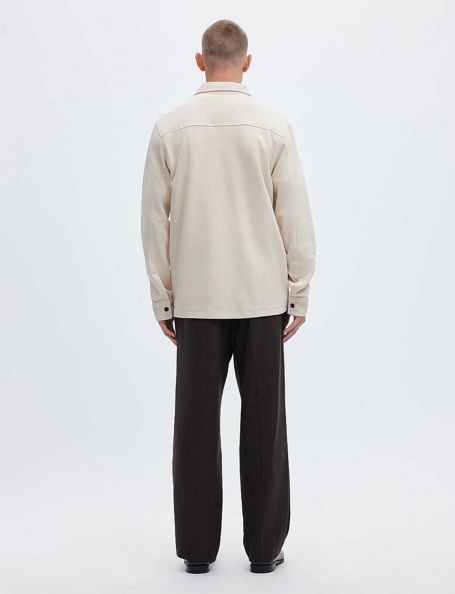 Selected - SLMJACKIE SWEAT JACKET NOOS - herfstjassen - oatmeal - 2