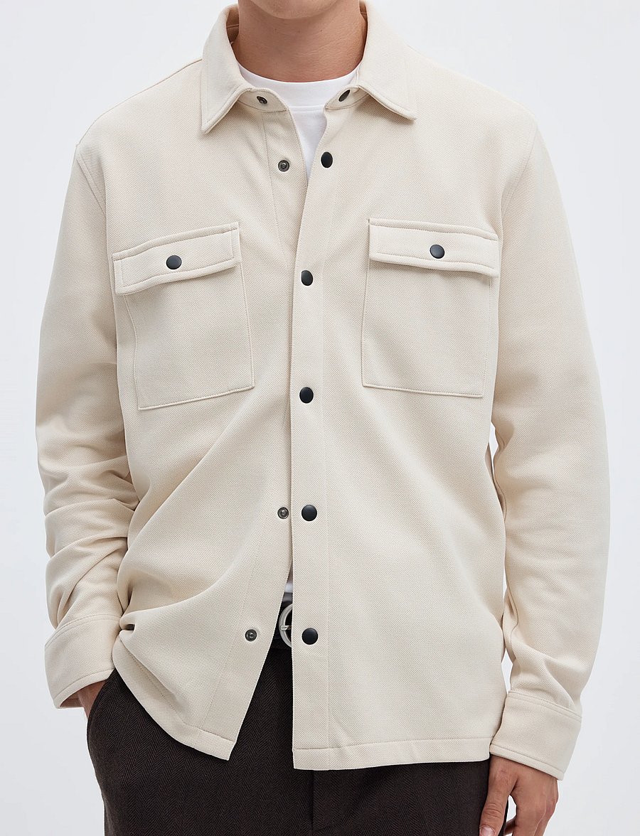 Selected - SLMJACKIE SWEAT JACKET NOOS - herfstjassen - oatmeal - 4