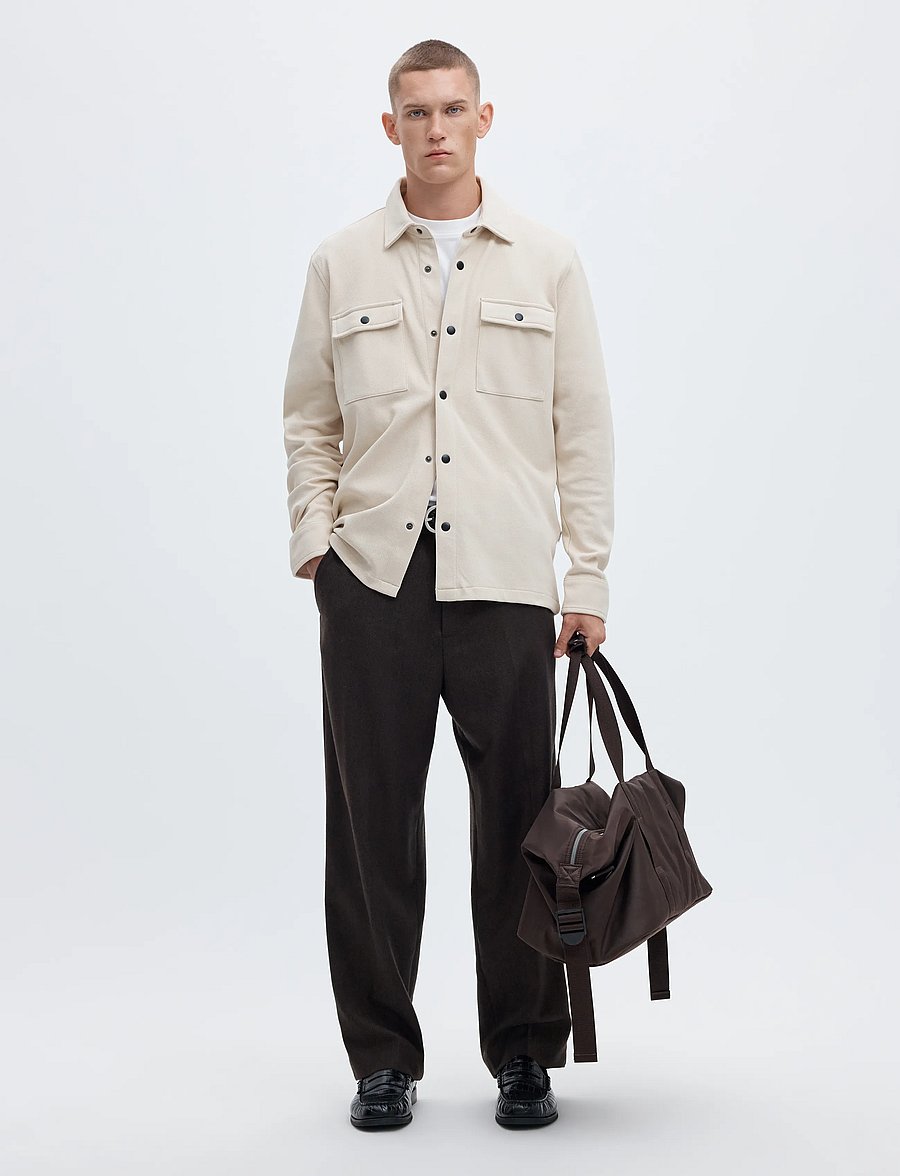 Selected - SLMJACKIE SWEAT JACKET NOOS - herfstjassen - oatmeal - 5