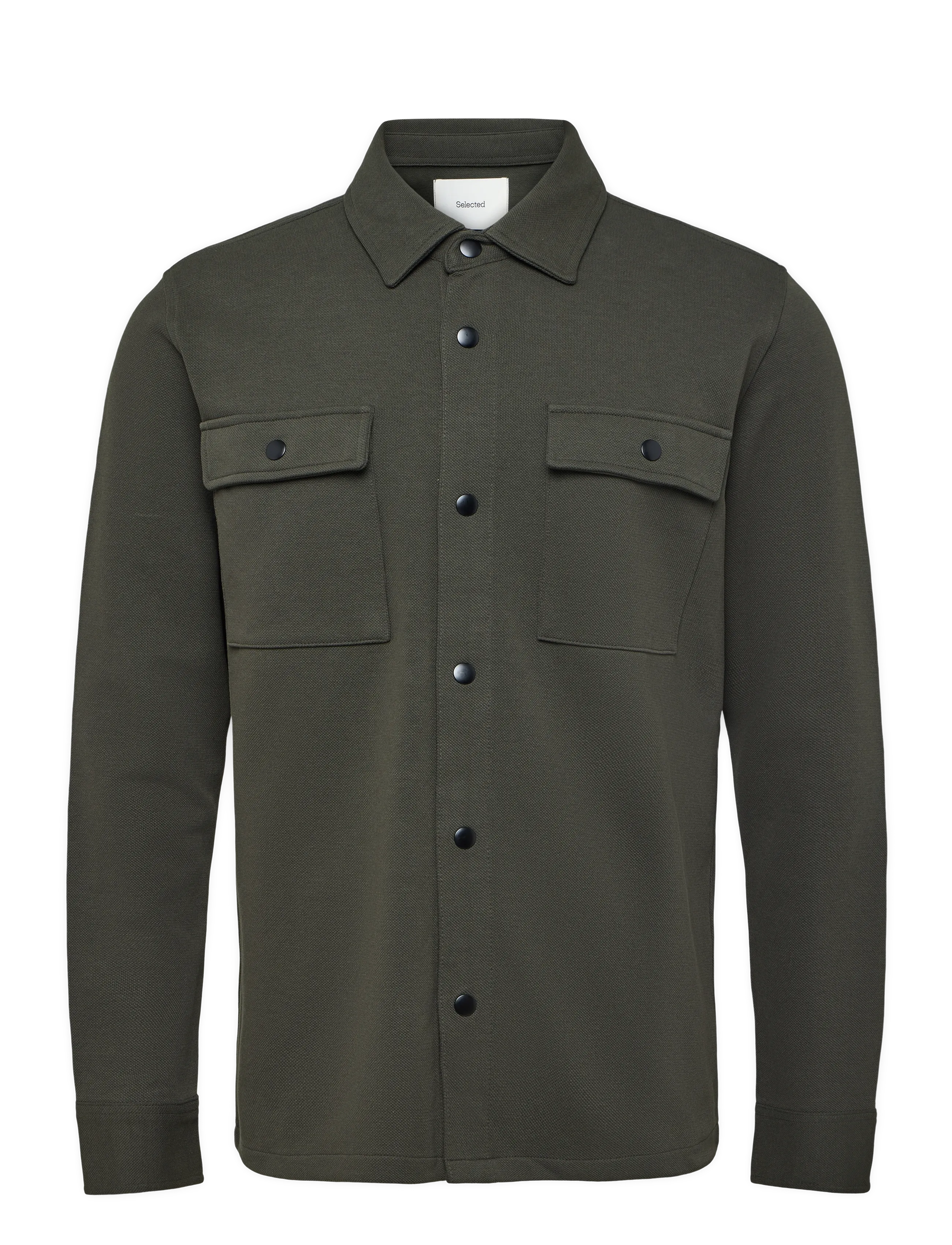 Selected SLMJACKIE SWEAT JACKET NOOS - Tøj - PEAT / khaki/green