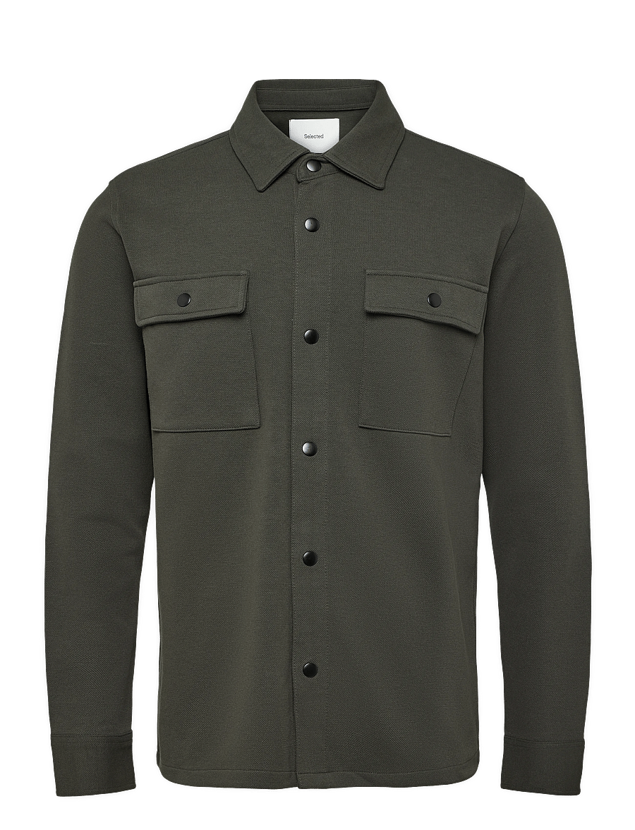 Selected - SLMJACKIE SWEAT JACKET NOOS - frühlingsjacken - peat - 0