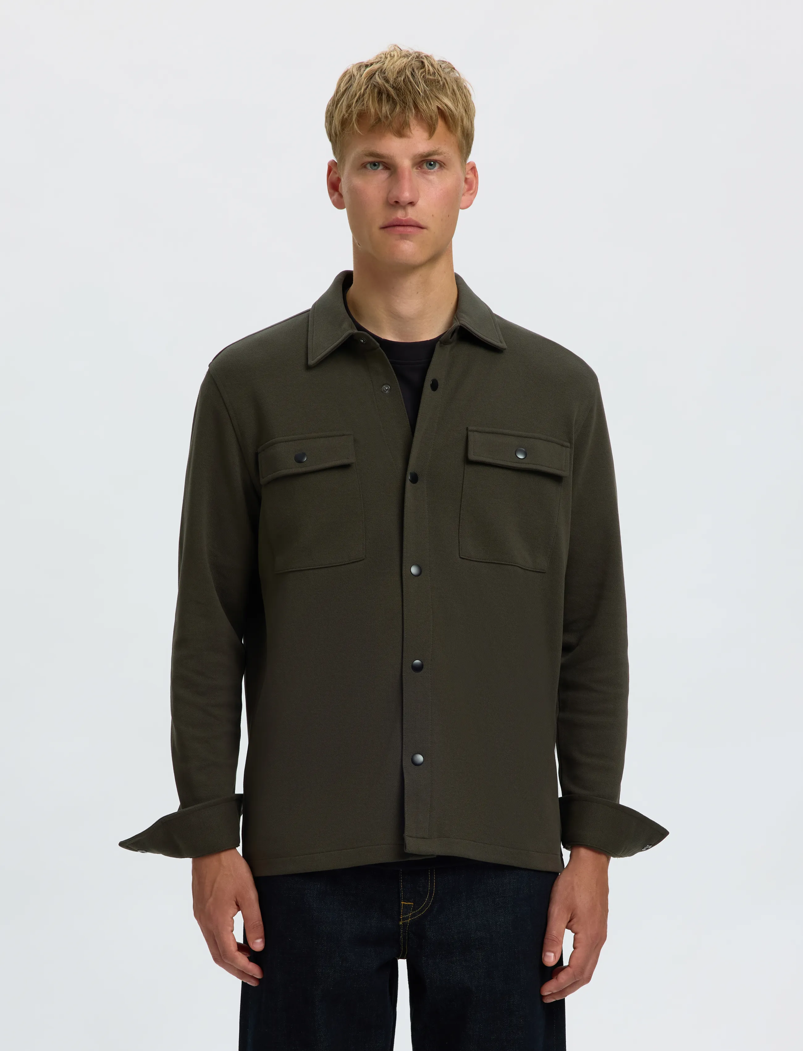Selected SLMJACKIE SWEAT JACKET NOOS - Jackor - PEAT / khaki/green