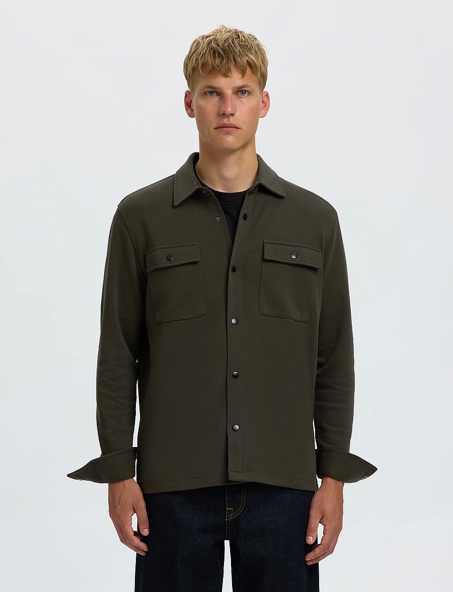 Selected - SLMJACKIE SWEAT JACKET NOOS - frühlingsjacken - peat - 0