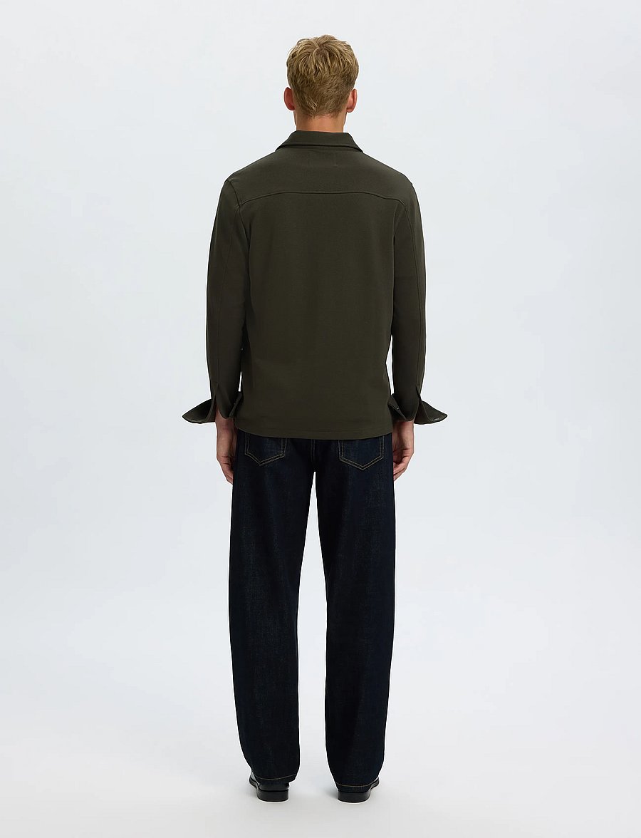 Selected - SLMJACKIE SWEAT JACKET NOOS - frühlingsjacken - peat - 3