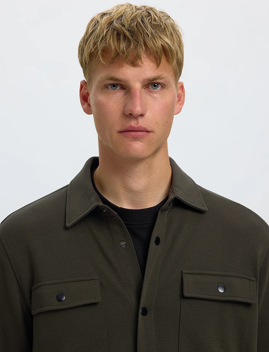 Selected - SLMJACKIE SWEAT JACKET NOOS - frühlingsjacken - peat - 5
