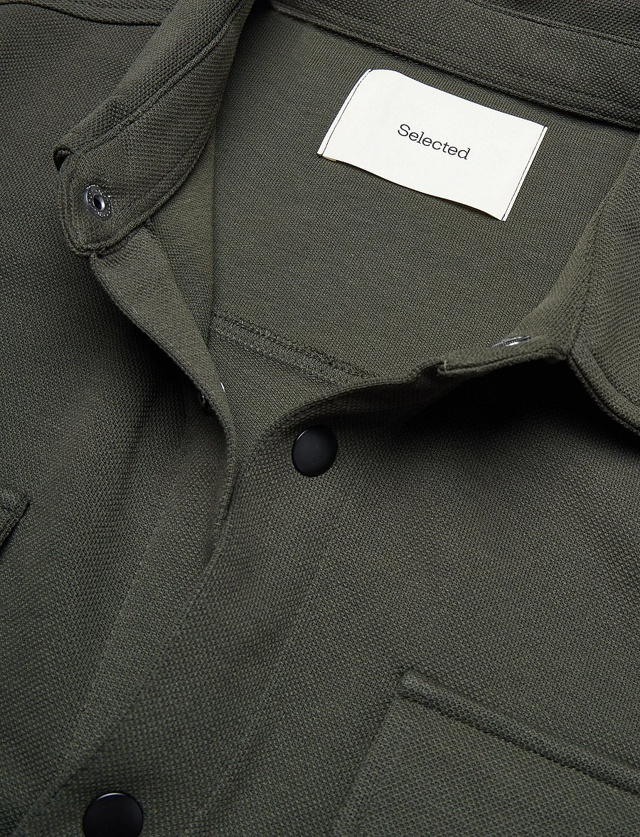 Selected - SLMJACKIE SWEAT JACKET NOOS - frühlingsjacken - peat - 2