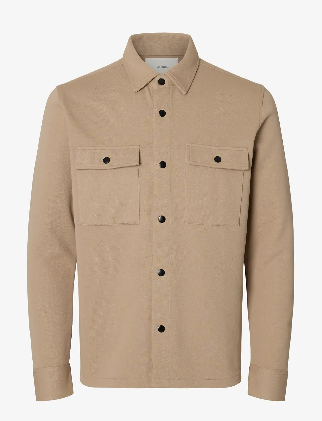 Selected - SLHJACKIE SWEAT JACKET NOOS - fall jackets - savannah tan - 1