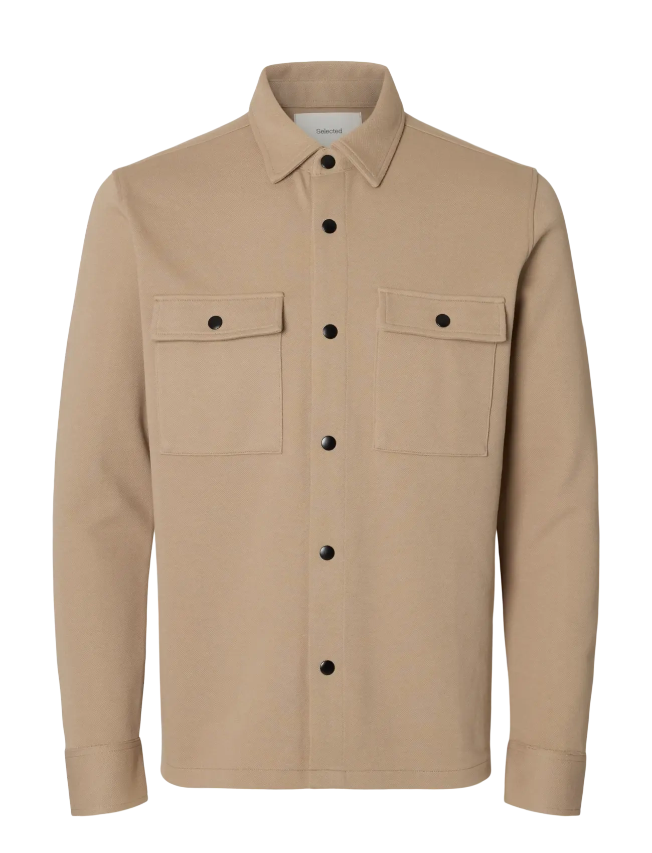 Selected SLHJACKIE SWEAT JACKET NOOS - Tøj - SAVANNAH TAN / beige