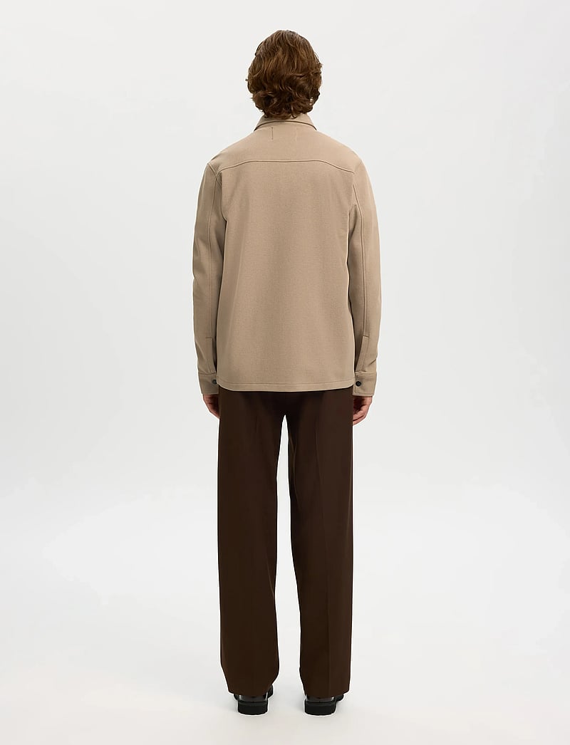 Selected - SLHJACKIE SWEAT JACKET NOOS - frühlingsjacken - savannah tan - 2