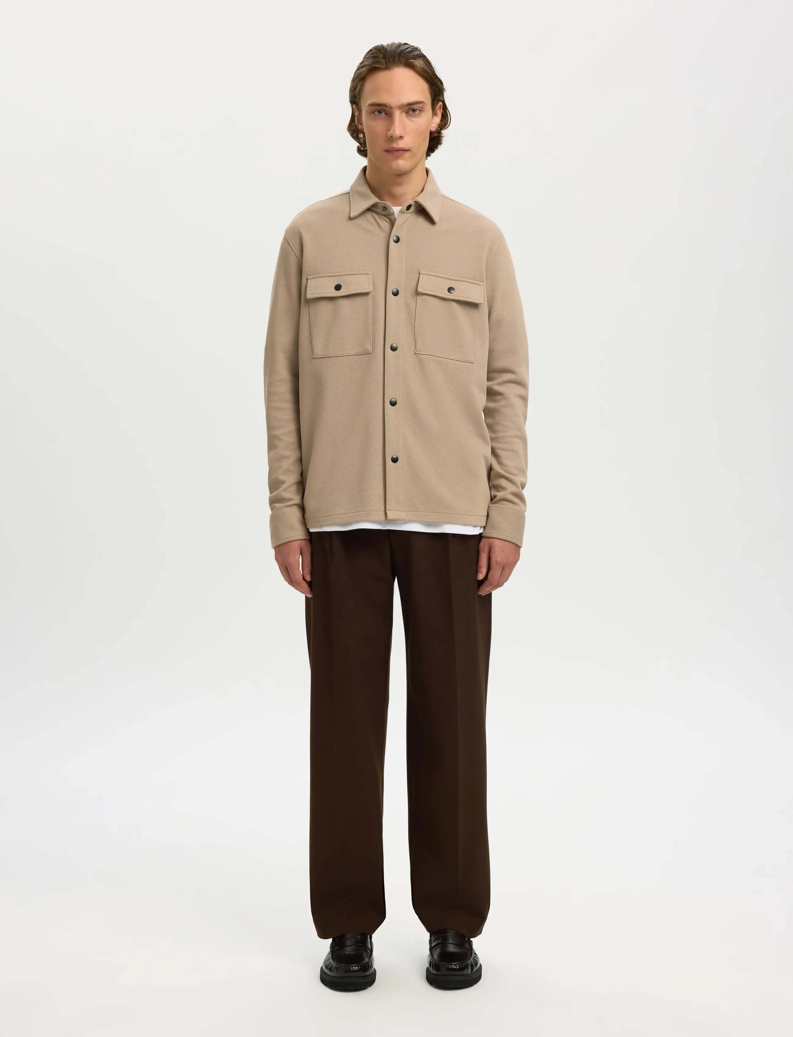 Selected - SLMJACKIE SWEAT JACKET NOOS - frühlingsjacken - savannah tan - 3