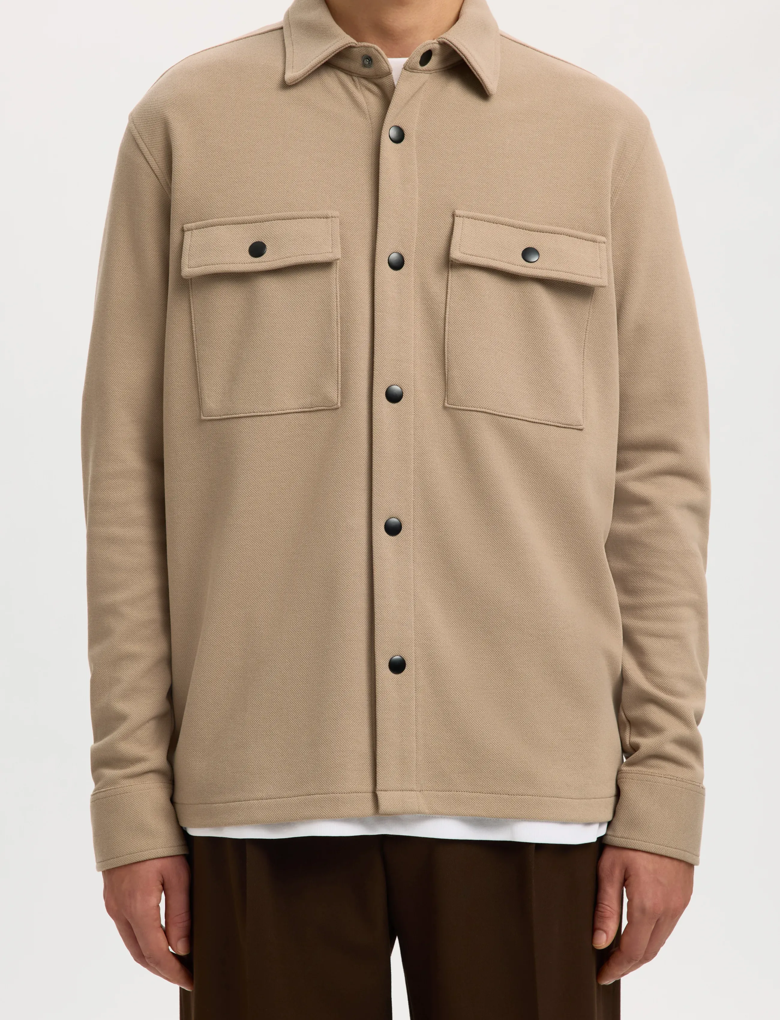 Selected - SLMJACKIE SWEAT JACKET NOOS - frühlingsjacken - savannah tan - 4
