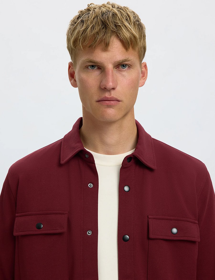 Selected - SLMJACKIE SWEAT JACKET NOOS - frühlingsjacken - tawny port - 4