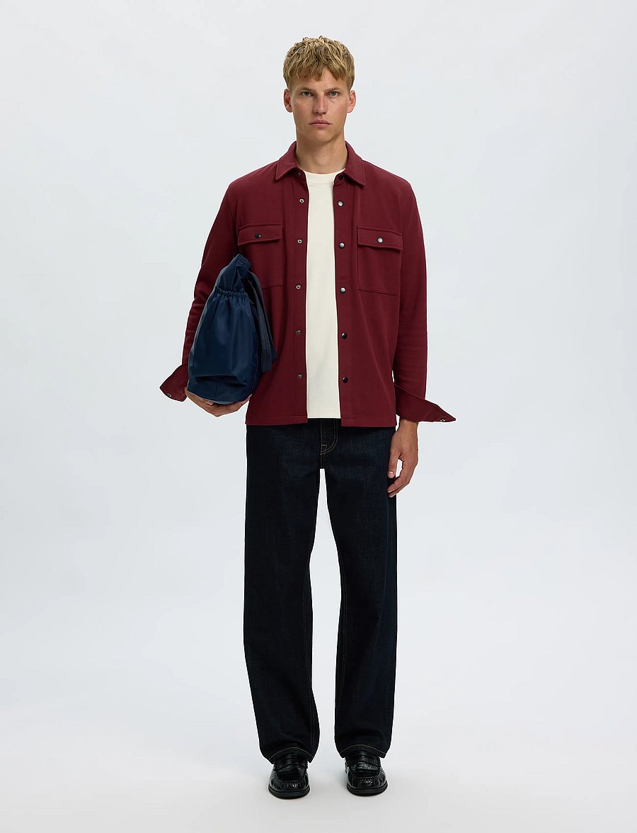 Selected - SLMJACKIE SWEAT JACKET NOOS - frühlingsjacken - tawny port - 5