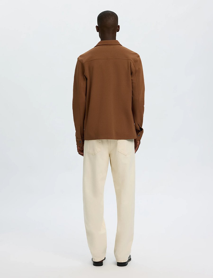 Selected - SLMJACKIE SWEAT JACKET NOOS - herbstjacken - toffee - 2